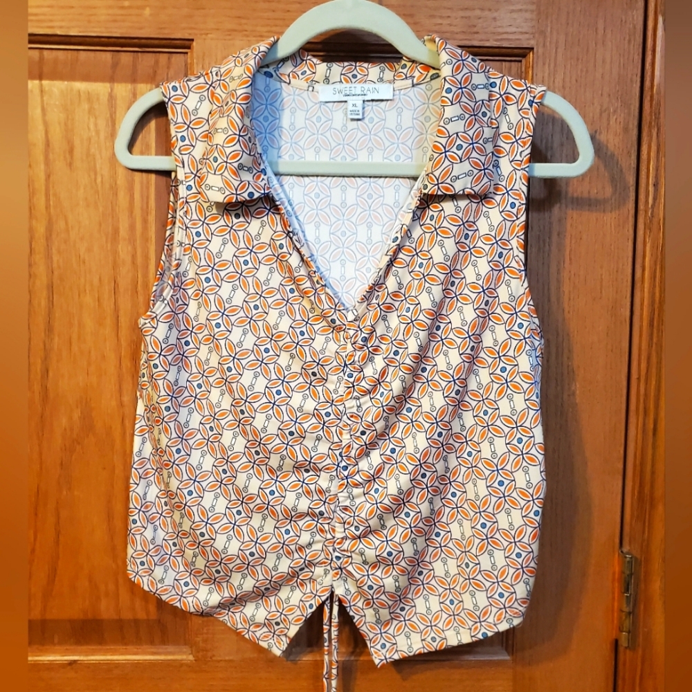 💥💥3/$15💥 Sweet Rain Young Contemporary Women's Sleeveless Top Size XL